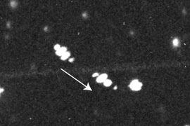 Stacked LT images of Gaia on 27th March 2025